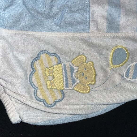 Vintage HT boys one piece romper suit snap sailor style sz 18 mos bears - Picture 2 of 4